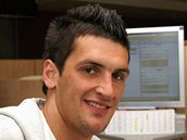 Martin Fenin p�i on-line rozhovoru v redakci iDNES.cz