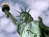 USA, New York, Socha svobody, snímek z 9. června 2009 USA, New York, Socha svobody, snímek z 9. června 2009