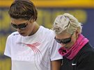 Blanka Vla�i�ov� (vlevo) a Ariane Friedrichov�