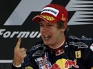 Sebastian Vettel slav� triumf v Ab� Zab�
