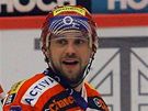 �esk� Bud�jovice - Slavia: hostuj�c� Petr Kadlec (vpravo) a Michal Vondrka slav� g�l