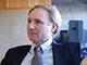 Dan Brown při rozhovoru v rodném Exeteru