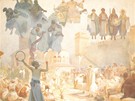 Slovansk� epopej: Zaveden� slovansk� liturgie na Velk� Morav� (863�880)