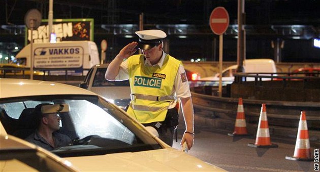 Policejní kontrola. Ilustrační foto Policejní kontrola. Ilustrační foto