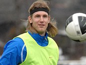 Aleš Neuwirth na tréninku fotbalistů Plzně. Aleš Neuwirth na tréninku fotbalistů Plzně.