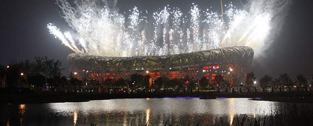 Slavnostní zakon�ení olympijských her.