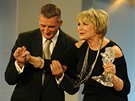Český lev za rok 2010 - Eliška Balzerová a Martin Huba (Praha, 5. března 2011)