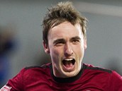 VELKÁ RADOST. Sparťanský záložník Martin Zeman oslavuje gól v ligovém zápase proti Příbrami. VELKÁ RADOST. Sparťanský záložník Martin Zeman oslavuje gól v ligovém zápase proti Příbrami.