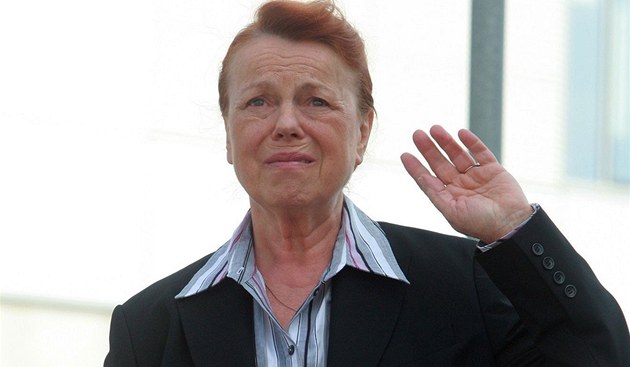 Iva Janžurová na natáčení Cukrárny Iva Janžurová na natáčení Cukrárny