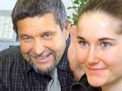Petr Záhrobský, otec a bývalý trenér Šárky Záhrobské (v popředí) Petr Záhrobský, otec a bývalý trenér Šárky Záhrobské (v popředí)