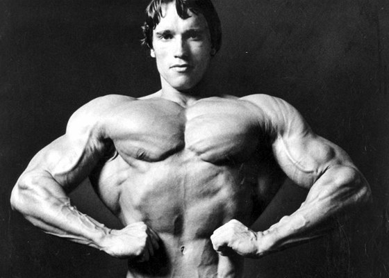 Arnold Schwarzenegger v době své kulturistické slávy Arnold Schwarzenegger v době své kulturistické slávy