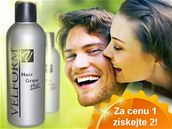 Objednejte si Velform Hair Grow Plus prost�ednictv�m internetu a nav�c dostanete druhou lahvi�ku emulze zdarma .