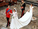 Kr�lovsk� svatba Kate Middletonov� a prince Williama.(29. dubna 2011)