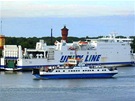 Polsko Swinoujscie. Vyplouv�me sm�r sever