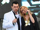 Domenico Martucci a Iveta Barto�ov� na Festivalu �esko-italsk�ho p��telstv�