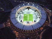 UŽ JEN JEDEN ROK. Hlavní olympijský stadion pro hry v Londýně 2012 už stojí a s UŽ JEN JEDEN ROK. Hlavní olympijský stadion pro hry v Londýně 2012 už stojí a s