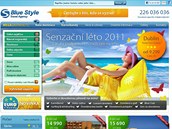 Port�l cestovn� kancel��e BlueStyle
