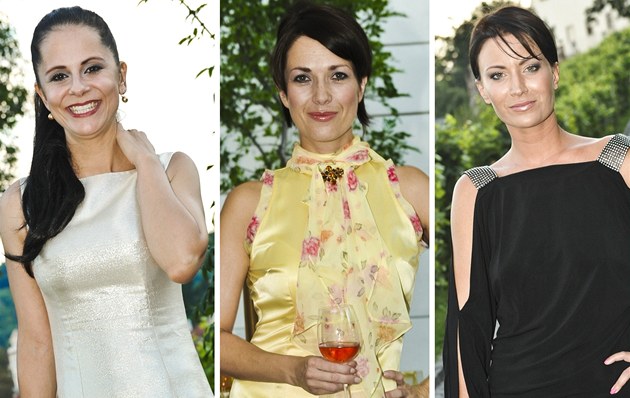 La�ka N�rge�ová, Tereza Kostková a Gábina Party�ová  