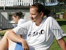 Trutnovsk� basketbalistky na soust�ed�n� v De�tn�m v Orlick�ch hor�ch: Lenka