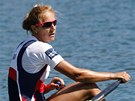 Česká skifařka Mirka Knapková během semifinále MS na slovinském jezeře Bled. Česká skifařka Mirka Knapková během semifinále MS na slovinském jezeře Bled.