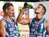 Mist�i republiky Martin Tichý (vlevo) a Jan Dumek