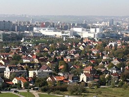 Výhled na Chodov, v popředí je stanice metra C Opatov. Výhled na Chodov, v popředí je stanice metra C Opatov.