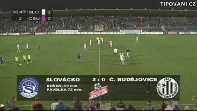 7. kolo fotbalové ligy: Slovácko - �eské Bud�jovice 2:0