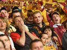 Fanou�ci hokejov� Dukly Jihlava.