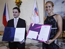 Slavnostní podpis české přihlášky na olympijské hry v Londýně u prezidenta Slavnostní podpis české přihlášky na olympijské hry v Londýně u prezidenta