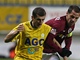 Teplick� z�lo�n�k Admir Ljevakovi� (vlevo) v souboji se spar�ansk�m kapit�nem