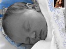 Tereza Maxov� zve�ejnila na sv�m blogu na iDNES.cz fotografii syna Aidena