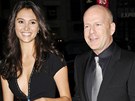 Bruce Willis s man�elkou Emmou Hemingovou