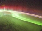 Ji�n� pol�rn� z��e zachycen� z vesm�rn� stanice ISS