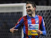 KAT BOLESLAVI. Plzeňský útočník Marek Bakoš se raduje z jednoho ze svých zásahů KAT BOLESLAVI. Plzeňský útočník Marek Bakoš se raduje z jednoho ze svých zásahů