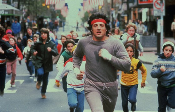 Sylvester Stallone jako Rocky Balboa ve filmu Rocky (1976)
