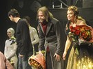 Z premi�ry p�edstaven� V�no�n� koleda - Karel Roden a Marina Vyskvorkina