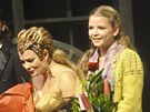 Z premi�ry p�edstaven� V�no�n� koleda - Marina Vyskvorkina a Berenika Such�nkov�