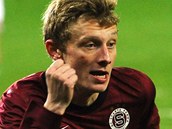 Sparťanský záložník Ladislav Krejčí slaví jeden ze svých gólů do sítě Bohemians. Sparťanský záložník Ladislav Krejčí slaví jeden ze svých gólů do sítě Bohemians.