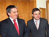 Petr Hulinsk� a Karel B�ezina z pra�sk� �SSD
