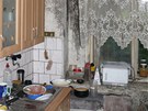 V tomto byt� v Turnov� �ily d�ti, kter� z ot�esn�ch podm�nek nakonec musela