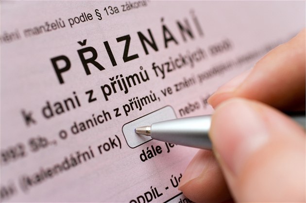 P�izn�n� k dani z p��jmu fyzick�ch osob. Ilustra�n� sn�mek
