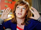 Here�ka Sandra Pogodov� p�i rozhovoru pro OnaDnes.cz 
