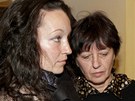 Olga Rotreklov� s dcerou (18. ledna 2012)