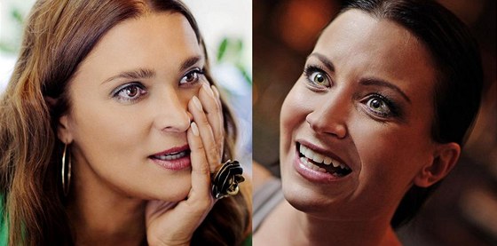 Mahulena Bočanová a Gabriela Partyšová Mahulena Bočanová a Gabriela Partyšová