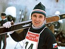 Skokan na lyžích Jiří Raška na MS 1970 Skokan na lyžích Jiří Raška na MS 1970