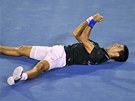 �AMPION. Novak Djokovi� vyhr�l Australian Open 2012.