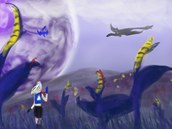 Ilustrace, kterou Anna vytvořila přímo k povídce Sophie