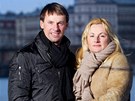 Na nohy jej v�dy zaru�en� postav� rodina. "M�m super baby � �enu, dceru, psy.