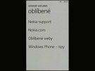 Nokia Lumia 800 u�ivatelsk� prost�ed�