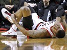 LaMarcus Aldridge z Portlandu si v utk�n� s Washingtonem poranil kotn�k a u� ve